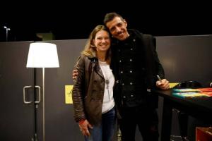 Eva Crivellaro con Francesco Gabbani, la foto è stata scattata il giorno prima del suo decesso
